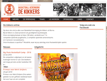 Tablet Screenshot of dekikkers.nl